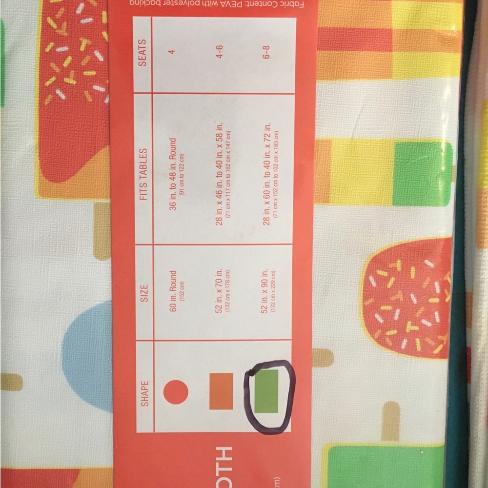Springtime table cloth/towels - Picture 4 of 4